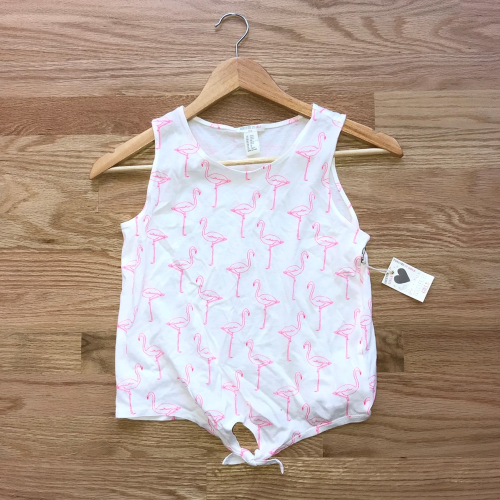 girls flamingo tank